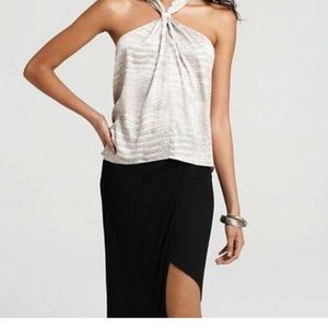 BCBGMAXAZRIA “Helena” Halter top.